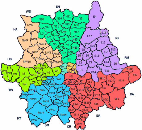 Pest control london areas covered map